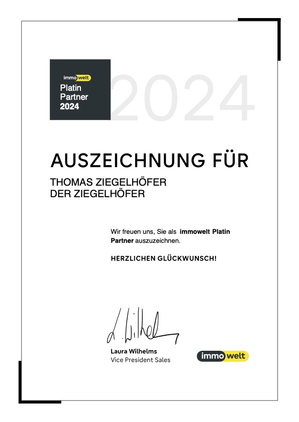 Immowelt Partner Award 2024